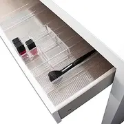 [Hausfelder] Organiser Set Suitable for Malm Dressing Table Chest of Drawers Storage for Cosmetics, Make-Up and Make-up, Dressing Table Storage Box (10 Pieces, for Half Drawer)