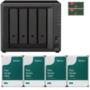 Synology DS923+ 4-Bay 8GB RAM & 32TB (4x8TB) Synology Plus Drives