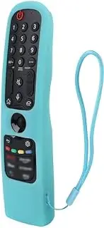 Silicone Protective Case Remote Controls for LG Magic Remote AN-MR21GA MR21GC MR22GN MR23GN MR24GA, Remote Control Case Shockproof for QNED Smart TV 2022/2023/2024 Protective Case Bright Blue