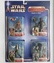 Star Wars AOTC Value figure 4 pack Attack of the Clones NEW Sealed KB Toy's.