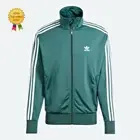 ADIDAS Men's ADICOLOR FIREBIRD TRACKTOP JACKET IY9892 Mineral GreenAsian Fit