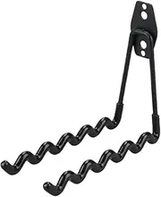 Tennis Racket Holder - Steel Wall Mount Badminton Paddle Rack | Heavy Duty WaveTennis Hook Organizer Racks | Rackets Display for Tenniss, Badmintons, Paddles