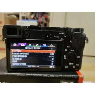 尚有存貨-sony a6500 A6500 單機身,二手，單眼相機，vlog，五軸防手震，4k錄影，可參考