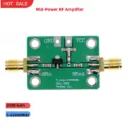 5-60000MHz RF Ultra-bandwidth Mid-Power RF Amplifier Module 20dB Gain 5VDC 85mA