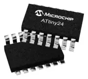 Microchip AVR MICROCONTROLLERS 5Pcs 8bit ATtiny24 20MHz 14-Pin ATTINY24-20PU