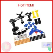 Auto Body Repair Tool Kit, Car Dent Puller with Double Pole Bridge, Glue Puller