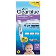 Clearblue Advanced Digital Ovulation Predictor Test with Digital Results 10 Ct