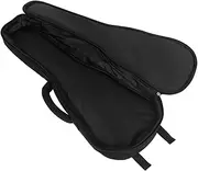 minkissy Ukulele Pouch Padded Carrier Bag with Transparent Side Pocket Durable for Easy Storage and Protection for Beginners