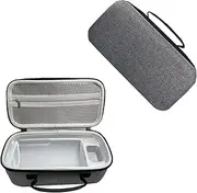 ZLiT Projector Case, Hard Shell EVA Storage Bag Travel Case for Samsung The Freestyle Portable Projector, Shockproof, Indoor/Outdoor, Grey, Movie Theme