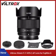Viltrox 25mm F1.7 APS-C Auto Focus Lens For Fujifilm X-T3 X-T4 X-T5 XS10 X-T10