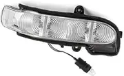 QASULER For Mercedes-Benz, G E Class W211 S211 W463 W461 Car Side Rearview Mirror Turn Signal Lights Reversing Indicator Lamp(Right Side) Car Side Mirror Indicator Light(BLACK Right Side)