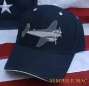 Beech Model 18 C-45 EXPEDITOR US AIR FORCE ARMY AIR CORPS NAVY MARINES HAT CAP