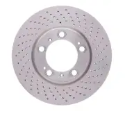 Dynamite Friction Front Passenger Side Disc Brake Rotor for Porsche (920-02033D) (for: Porsche)