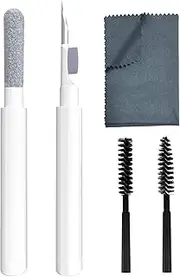 Cleaner Kit for Airpod,Supfine Airpods Pro Cleaning Pen,Multi-Function Cleaner Kit Soft Brush for Phone Charging Port,Earbuds,Earpods,Earphone,Headphone, iPod,Case,iPhone,ipad,Laptop(White)