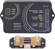 Bluetooth Battery Monitor, 100A 0-120V Voltmeter Ammeter Testing Tool, Wireless Multimeter for Measuring Volt Ampere, Power, Capacity, Time, Watt Hour