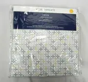 Colormate Cross Print Microfiber Bed Sheet Set - 3pc Twin, 4pc Full