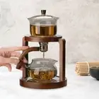 Automatic Tea Maker Glass Teapot Set Housewarming Gifts Portable Kungfu Tea Set