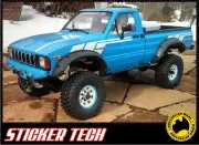 CLASSIC STRIPE DECAL STICKER KIT TO SUIT 1/10 RC RC4WD MOJAVE TF2 TOYOTA HILUX
