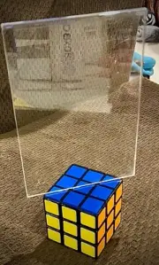 RUBICK'S CUBE TABLETOP MENU CARD HOLDER -*FREE SHIPPING* - Rare - Original