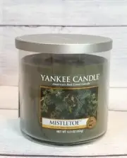 Yankee Jar Candle Mistletoe 12.5 oz NEW Holiday Christmas Scent Green