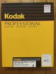SEALED VINTAGE Kodak Professional Polycontrast III RC B&W - 10x8” 100 Sheets