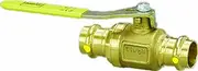 Viega 19653 ProPress G Bronze Ball Valve with 3/4-Inch P x P, 30-Pack