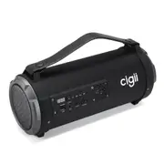 Lights Wireless Bluetooth Handheld Hifi Speaker Digital Display Stereo Surround Sound With Mic Support Aux Fm Usb