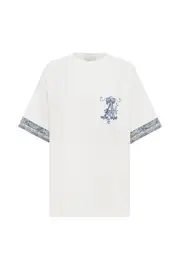 [ALEMAIS] Casa Embroidered Tee