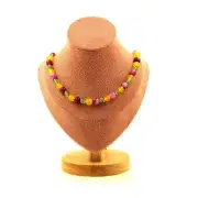 Minerals and Stones Précieuses. Necklace Beads Peridot Of Myanmar (Burma)