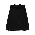 [Dries Van Noten] Dries Van Noten Drawstring Cotton Hoodie L BLACK