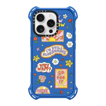 iPhone 16 Pro Bounce Case MagSafe Compatible I'm Still Blossoming Clear by Martina Martian
