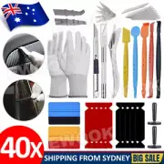 Car Wrap Vinyl Tools Kit Carbon Fiber Wrapping Squeegee Felt Magnet Wrap Install