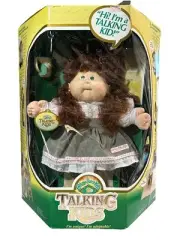 1987 Cabbage Patch Kids Talking Kids Doll Red Hair Green Eyes NRFB UNTESTED