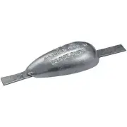 Anode Zinc Block Teardrop with Strap 180 x 80 x 35mm