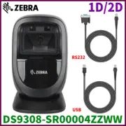 Zebra DS9308-SR00004ZZWW Hands-free 1D/2D Barcode Scanner With USB/ RS232 Cable