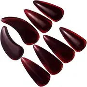 GREENADSCAPE 8pcs Guzheng Nail Covers for Adults Durable Nano Polymer Finger Picks Ergonomic Design for Comfortable Playing Protects Fingers From Injuries and Scratches for Guzheng Practice