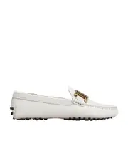 Tod's Kate Gommino Driving Flat Shoes 36,37.5,37,38,40 white