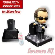 Floating Shelf for NENDOROID Figures | Fits 80mm base | Comes with Command strip
