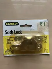 Stanley 75-5876 Sash Lock Bright Brass Finish-keeps Windows Firmly Locked