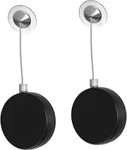 TEHAUX 2pcs Retractable Security Cable Lock for Remote Controls and Gaming Controllers Wire Rope for and Luggage Safety Versatile Cable Locking