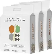 Premium Clumping Cat Litter - Ultra - 99.9% Dust-Free, Low Tracking, Hard Clumping, Superior Odor Control, Unscented & Natural Ingredients - 2.5/7.5/15KG (2.5kg x 1bag) (2.5kg x 3bags)