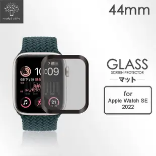 【Metal-Slim】Apple Watch SE 2022 44mm 3D全膠滿版保護貼