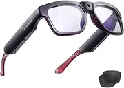 OhO Smart Glasses, Camera & Bluetooth Sunglasses with Open Ear Speaker Athletic/Outdoor Sports,Polarized UV Protection,Unisex