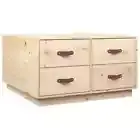 Solid Wood Pine Coffee Table Modern Couch Table Bedside Table Wooden vidaXL