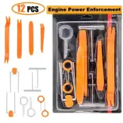 12PCS Plastic Trim Removal Pry Tool Set for Car Radio Panel Door Dash Fasteners (for: Renault)