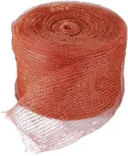 Gebot 5" X20FT Knitted Copper Mesh for Wildlife Control, Copper Blocker Wildl...