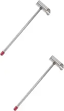WESIEVYA 2pcs Stainless Steel Candy Floss Spoon Measuring Cup for Baking Marshmallow Sugar Scoop Household Sugar Scooper Multi-Function Candy Scoop Machine Wear-Resistant
