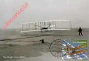 LIBYA 1984 Wright Brothers Flyer America USA ICAO Aviation (maximum-card)