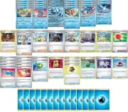 Elite Water Pokemon Deck - Squirtle Blastoise Original 151 - Powerful - 60 Card!