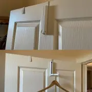 Foldable Over Door Hooks Anti-Scratch Powerful Hook with 6 Groves for Towel Coat